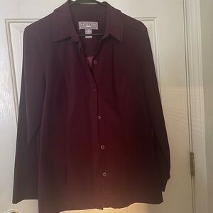 button up blazer